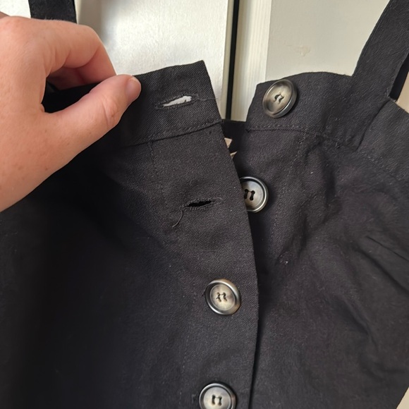 Black Sky and Sparrow button up cropped tank top - Picture 5 of 6